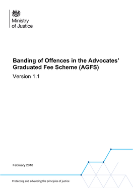 Banding of Offences in the Advocates' Graduated Fee Scheme