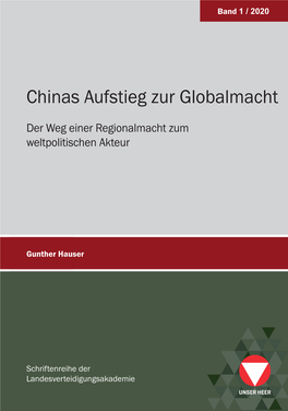 Chinas Aufstieg Zur Globalmacht Sich China Auf Dem Weg Zu Einem Weltpolitischen Akteur, Der Das 21