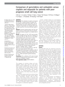 Prognosis Small Cell Lung Cancer