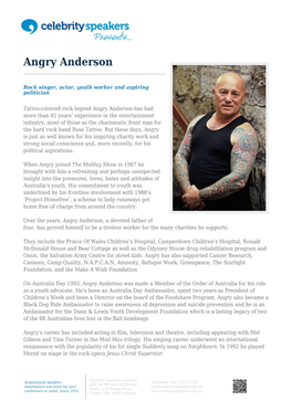 Angry Anderson