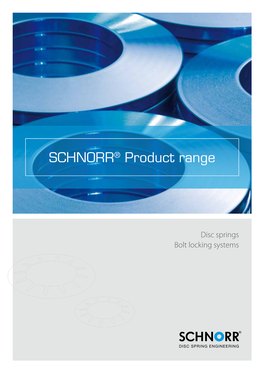 SCHNORR® Product Range