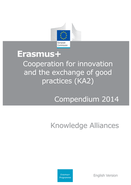 Erasmus+ Cooperation for Innovation and the Exchange of Good Practices (KA2)