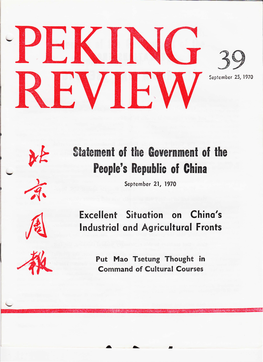 Peking Review, No