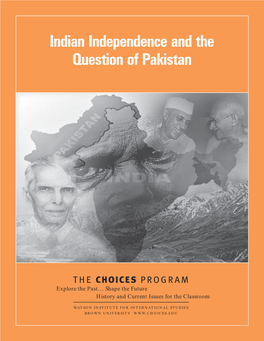 Indian Independence and the Question of Pakistan