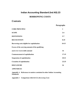 Indian Accounting Standards(Ind