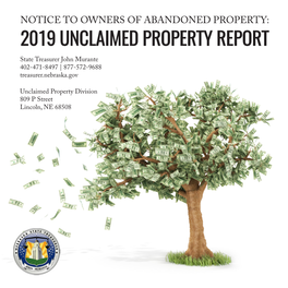 2019 Unclaimed Property Report
