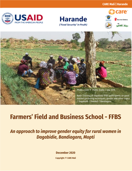 Harande Established Farmer's Field and Business Schools