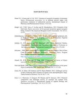 DAFTAR PUSTAKA Abaas I S., a Jasim and a J Ali. 2013. Variation Of