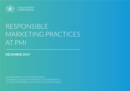 Responsible Marketing Practices at Pmi
