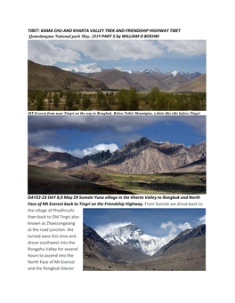 KAMA CHU VALLEY and KANGSHUNG GLACIER TREK 2019 PHOTOS PART 5 Wordpress