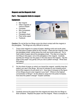 The Magnetic Field of a Magnet Equipment