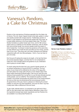 Pandoro Recipe