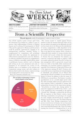 The Doon School Weekly (October 3, 2020)