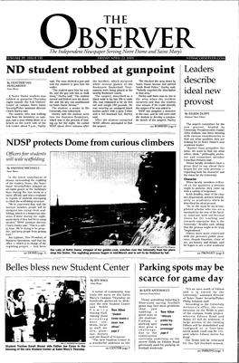 ND Student Robbed at Gunpoint Leaders