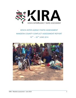 Kira Mandera County Conflict Report