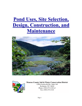 Pond Handbook