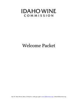 Welcome Packet