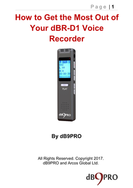 How to Get the Most out of Your USB Voice Recorder