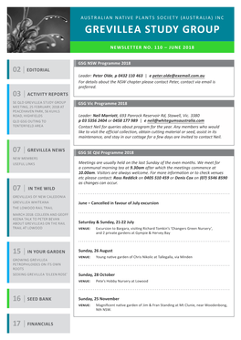 Grevillea Study Group