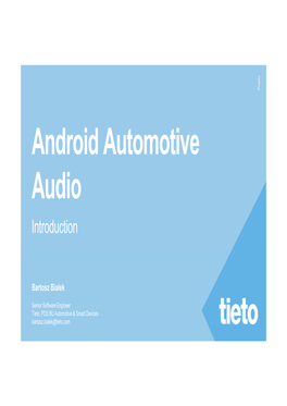 Android Automotive Audio
