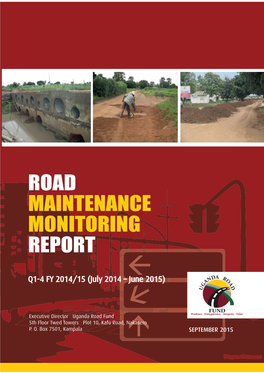 Road Maintenance Monitoring Report