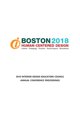 2018 Interior Design Educators Council Annual Conference Proceedings