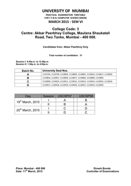 Computer Science Main Prac T. Y. B. Sc. Sem VI.Pdf