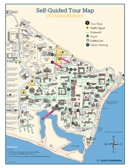 Self-Guided Tour Map UC Santa Barbara