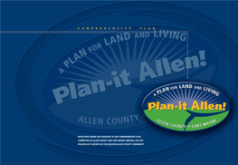 Plan-It Allen! Comprehensive Plan Committee Members Are Excellent Candidates for This Committee