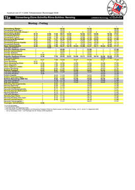 Fahrplan Für Linie 75-4