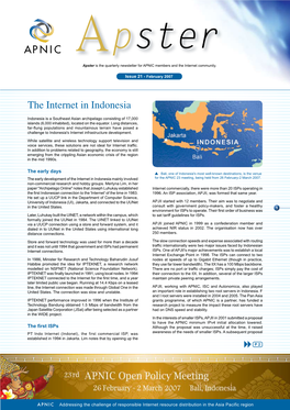 The Internet in Indonesia