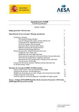 Especificación A-SSIM A-SSIM Specification