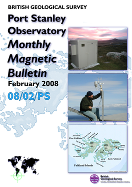 Port Stanley Observatory Monthly Magnetic Bulletin February 2008 08/02/PS