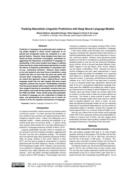 Tracking Naturalistic Linguistic Predictions with Deep Neural Language Models