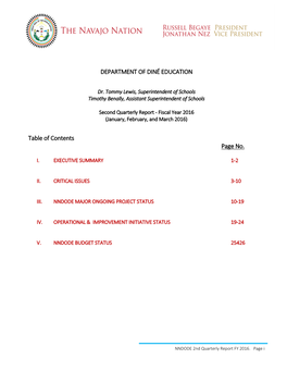 Second Quarter Report