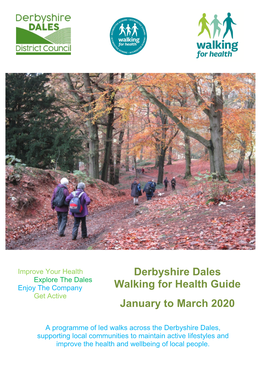 Derbyshire Dales Walking for Health Guide January to March 2020