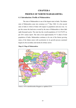 Chapter 4 Profile of North Maharashtra 4