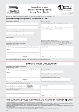 Direct Debit Mandate