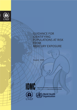 Guidance for Identifying Populations at Risk from Mercury Exposure