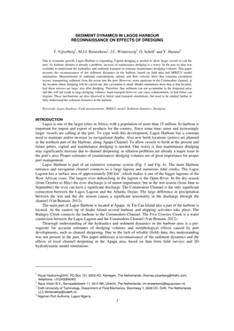 1 Sediment Dynamics in Lagos Harbour Reconnaissance