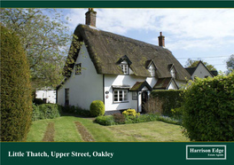 Little Thatch, Upper Street, Oakley