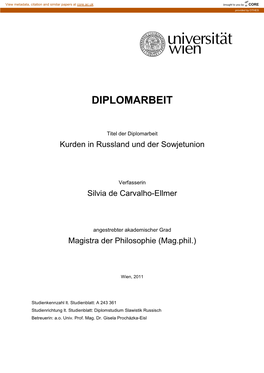 Diplomarbeit