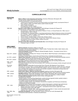 Curriculum Vitae