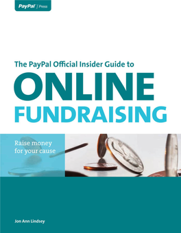 The Paypal Official Insider Guide to Online Fundraising Jon Ann Lindsey