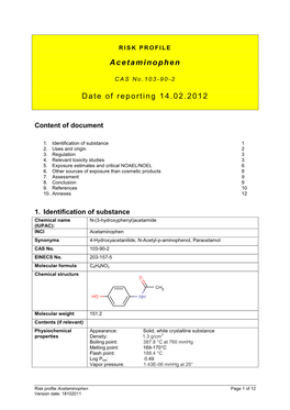 Acetaminophen