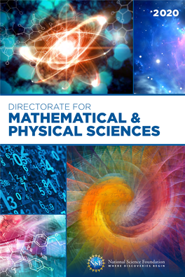 Directorate for Mathematical & Physical Sciences (MPS) Brochure (Nsf21016) |