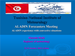 Tunisian National Institute of Meteorology