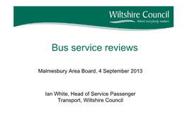 Bus Service Reviews