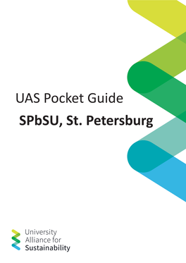 UAS Pocket Guide Spbsu, St. Petersburg General Information