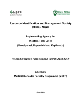 Resource Identification and Management Society (RIMS), Nepal